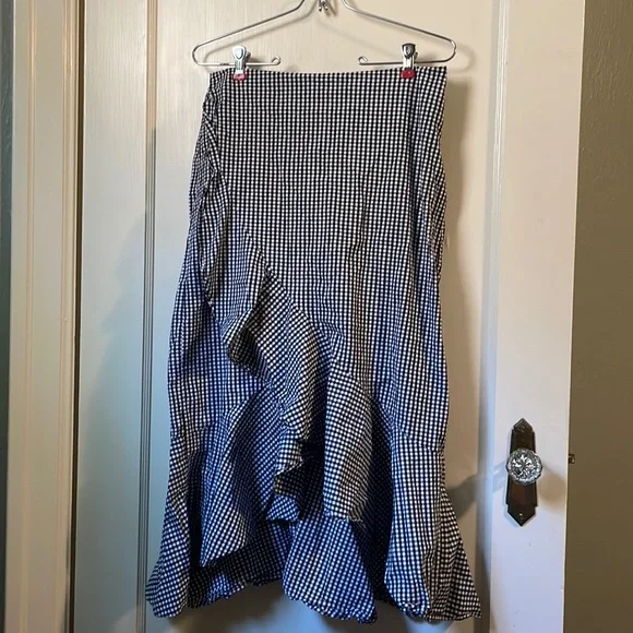 Maitai | gingham wrap midi skirt - Picture 1 of 4